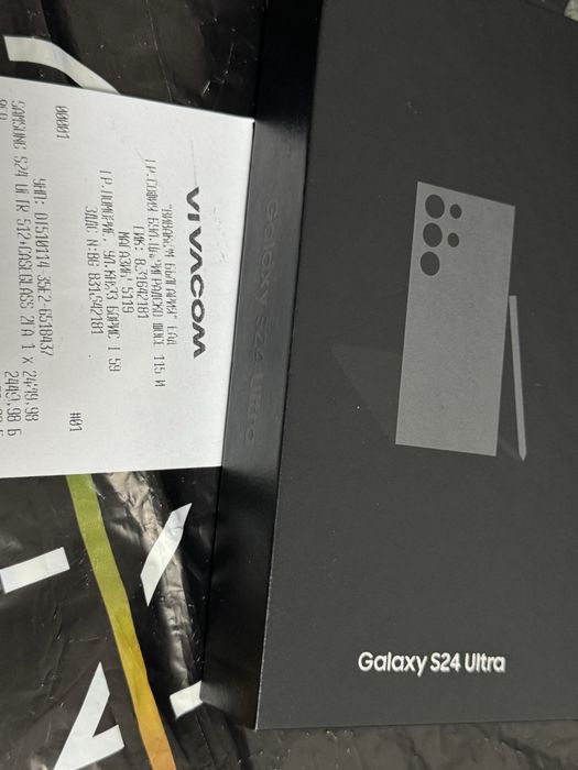 512GB Samsung S24 Ultra Vivacom Гаранция 2026г. Black