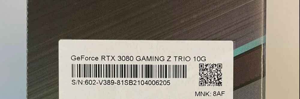 MSI RTX 3080 10GB Gaming Trio видеокарта