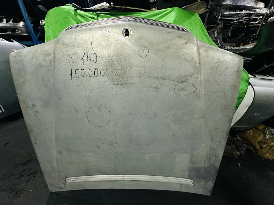 W140 кабан капот авторазбор мерседес бу оригинал запчасть s500 s320