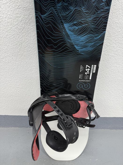 placa snowboard salomon super 8 rtl 2025 147 cm