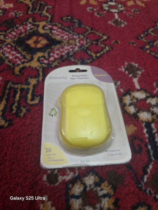 Мыло листовое карманное