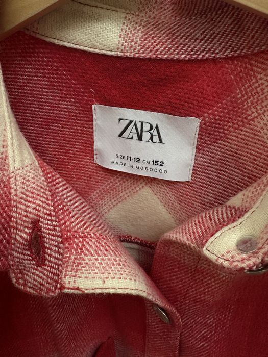 Зара карирано яке за момиче – размер 152, като ново