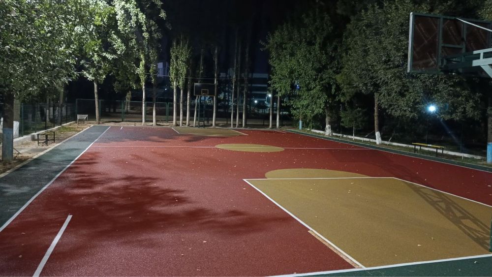 Бесшовное резиновое покрытие для спортивных площадок, rezina qoplamasi