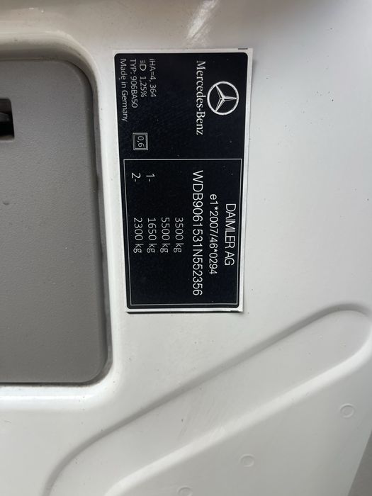 Mercedes sprinter 516. 3.5 z