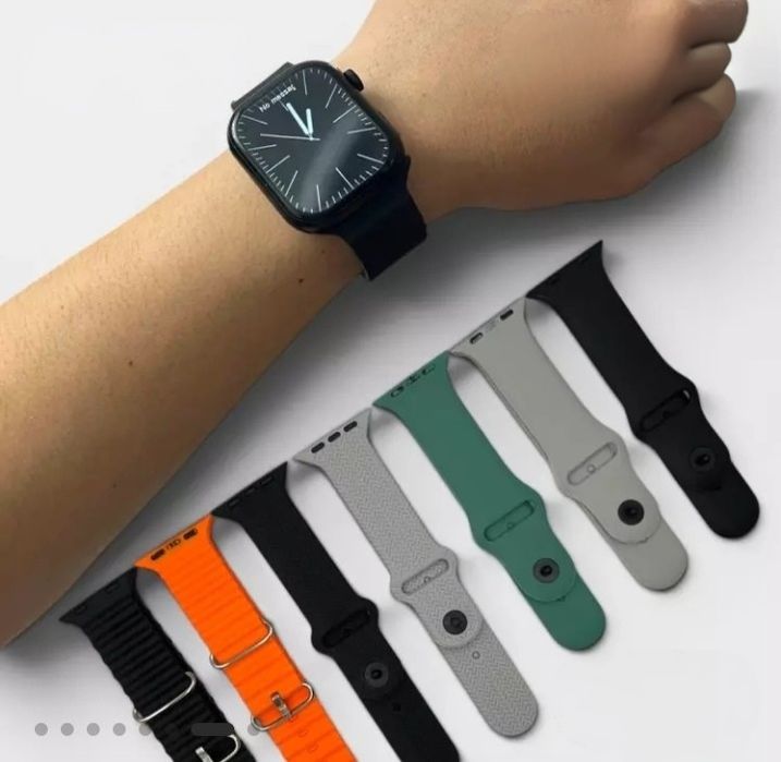Smart Watch Maixinn Max Series 11, AMOLED ekran, 7 ta remen bilan