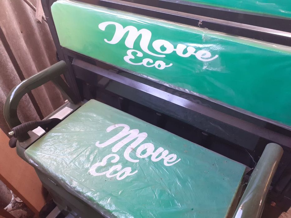 Tricilu electric cu remorcă basculabila