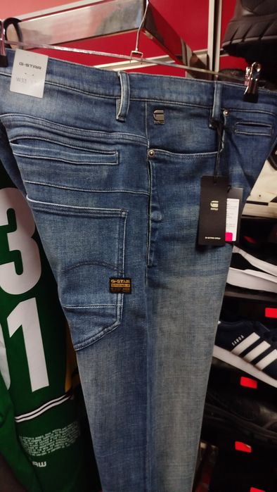 Оригинални дънки G-Star Raw D-Staq W32 W33 W34 W36 нови мъжки тъмни