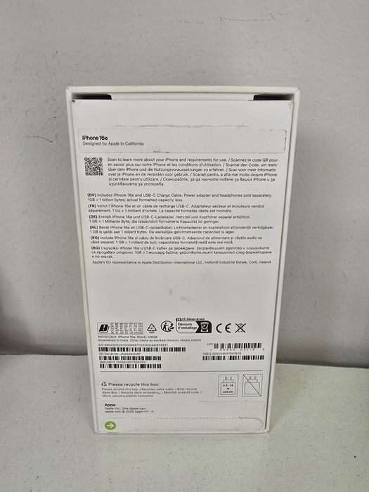 Apple Iphone 16e 128GB, Нов