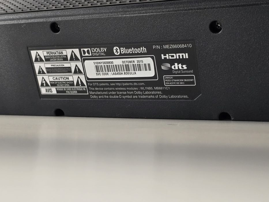 LG sound bar LAC555H