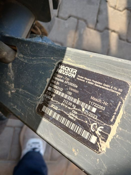 Placa compactoare WACKER 225 kg  + 95kg