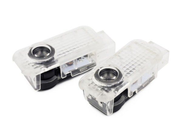 Плафон №26-V4 LED лампа за врати на кола с протектор лого за VW PASSAT