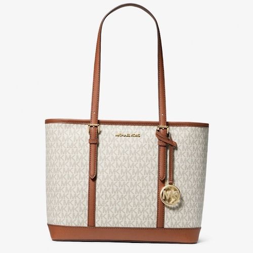 Сумка Michael Kors, оригинал, канвас коричневый