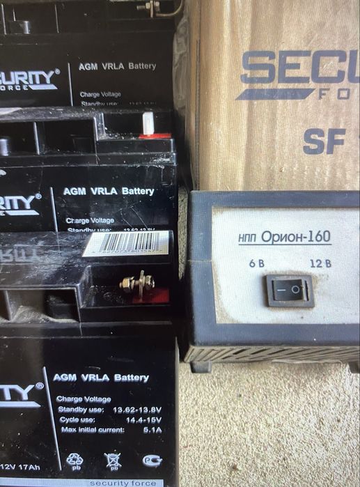 аккумуляторы Security Force SF 1217 (12 В, 17 Ач),