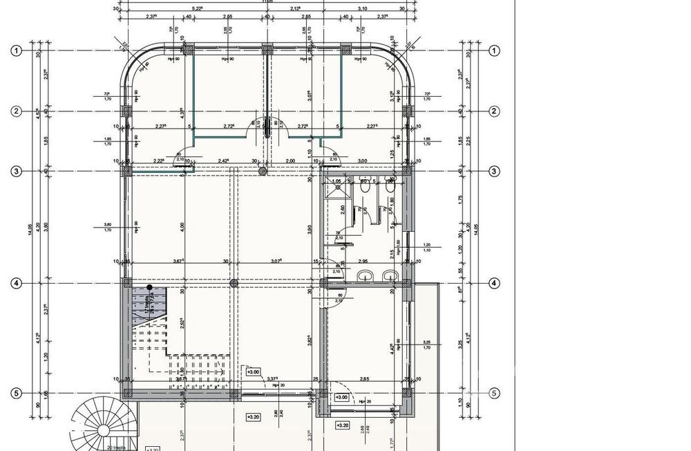 Spatiu de birouri dispus pe 2 niveluri , 225 m2 , Borhanci