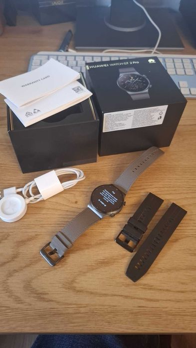 Huawei Watch GT 2 PRO - Full Box curea originala din piele - Nou !