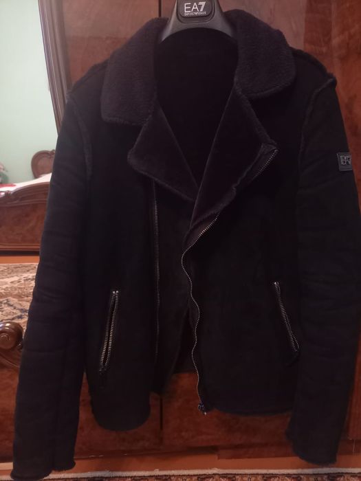 Дубленка зимняя короткая