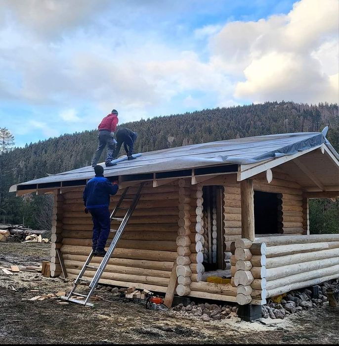 Vand Casuta , Cabana din lemn ,bustean necalibrat