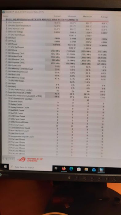 ASUS Rog Strix RTX 3070 8GB GDDR6 Gaming OC GPU