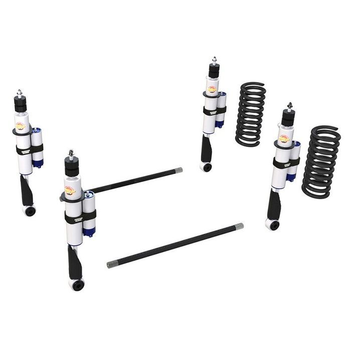 suspensie - kit complet terrain tamer pro cu rezervor reglabile +4cm land cruiser 100