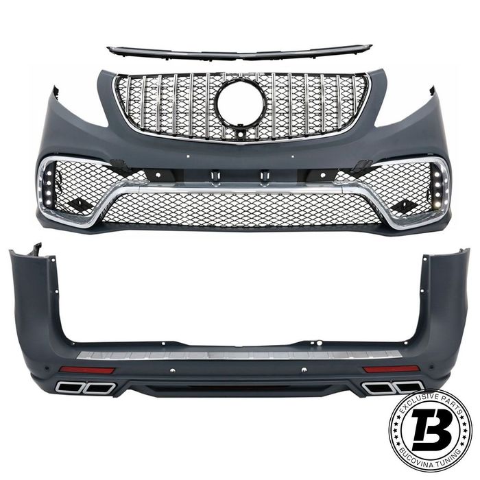 Pachet Exterior compatibil cu Mercedes V Class W447 AMG Design