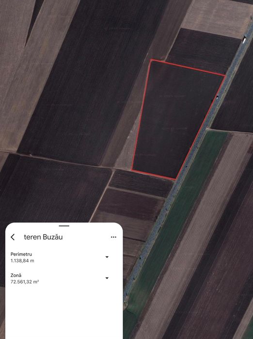 De vanzare teren extravilan cu deschidere la DN2 (E85), arabil