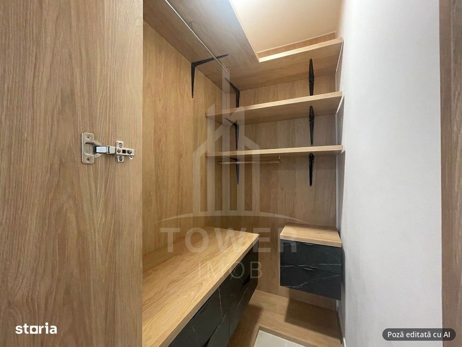 Apartament 2 camere decomandat,et 1-55mp,mobilat,6mp balcon,zona Brana