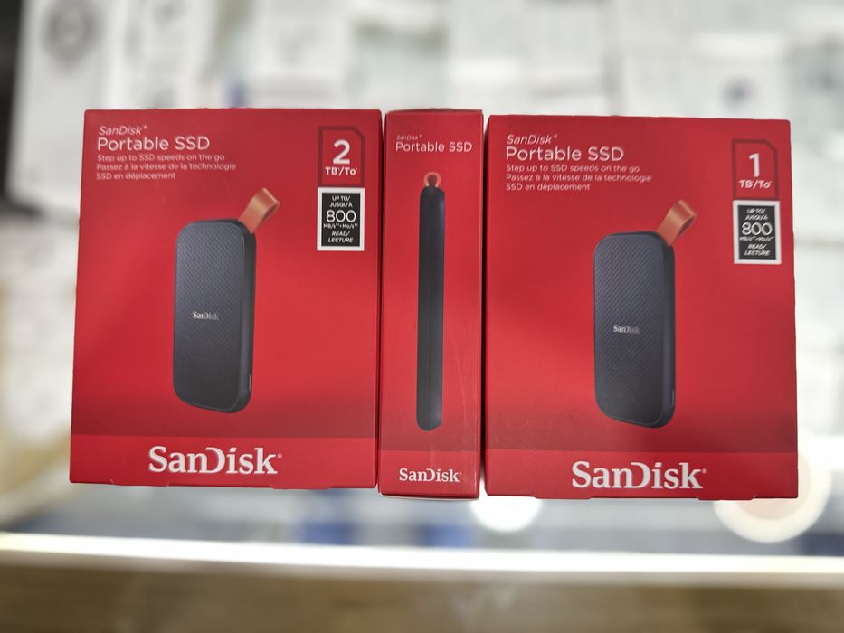 SanDisk Portable SSD 1TB / 2TB — В наличии