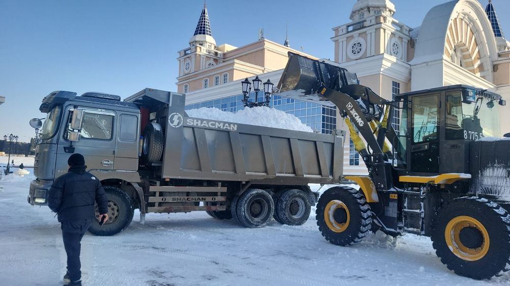 Вывоз снега,чистка снега