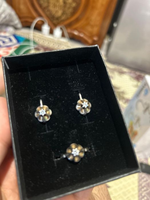 Сырға жәге жүзік Серги на уши  кольцо Б/У