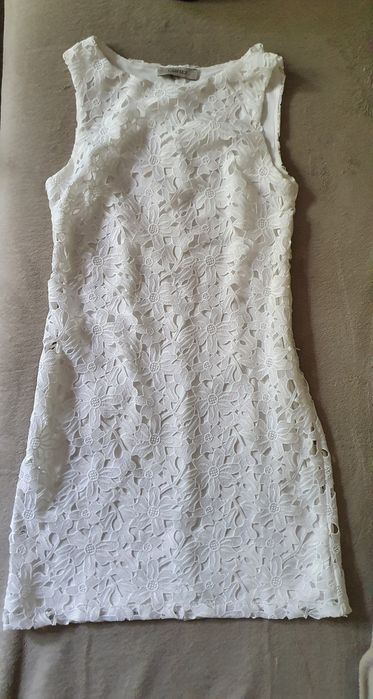 Rochie cununie, dantela alba, XS-S