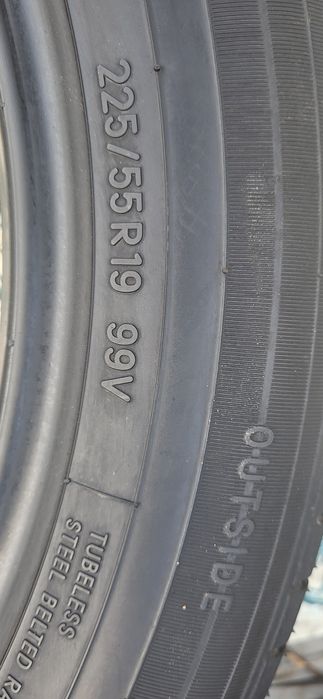 2 anvelope 225 55 19 toyo 2021 6,5mm