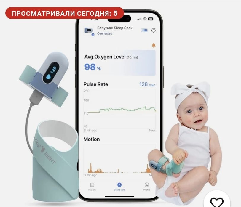 Пульсоксиметр детский. Монитор сна ребенка отслеживание сердечного рит