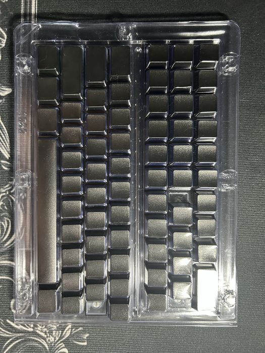 Set butoane tastatura / keycaps black, sideprinted