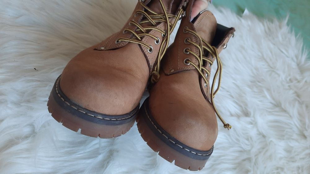 Bocanci/ghete piele naturala Pull&Bear, numar 36