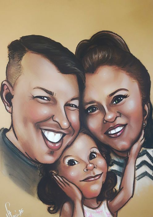 Caricaturi, portrete.