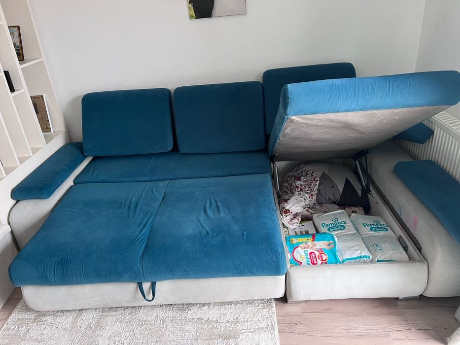 Colțar/canapea extensibila living
