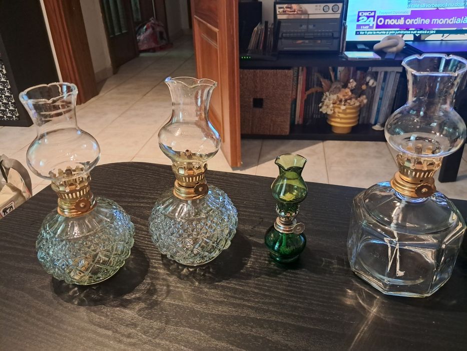 Lot 4 lămpi cu gaz