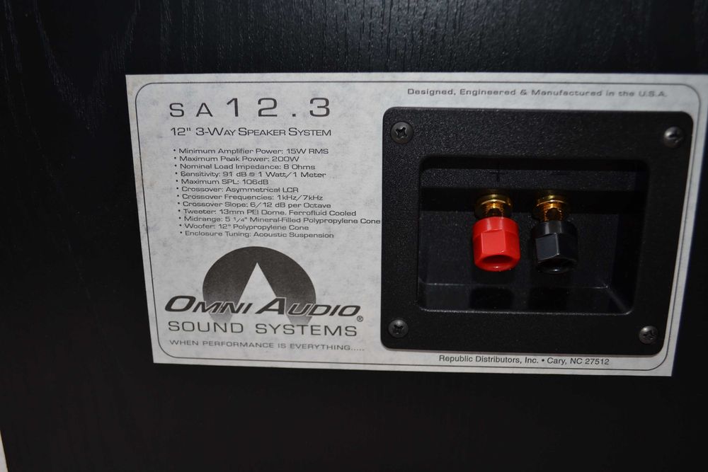 Boxe Omniaudio SA 12.3