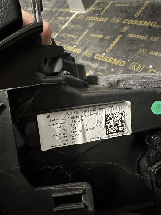 Жабка табло Mercedes benz C class W205 мерцедес в205