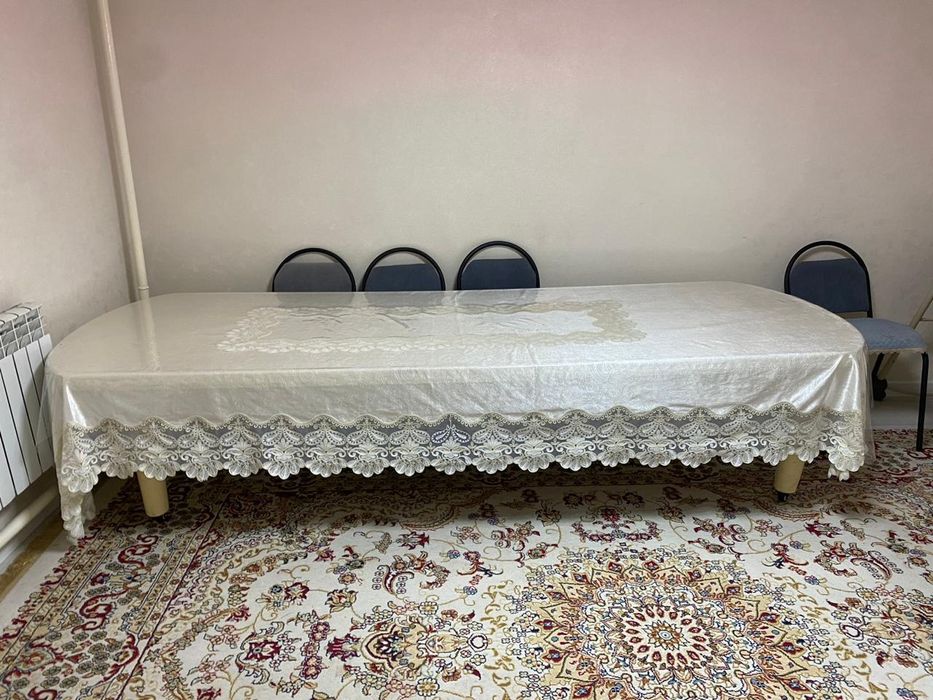 3мт стол сатылады скатерть кленкасмее бирге