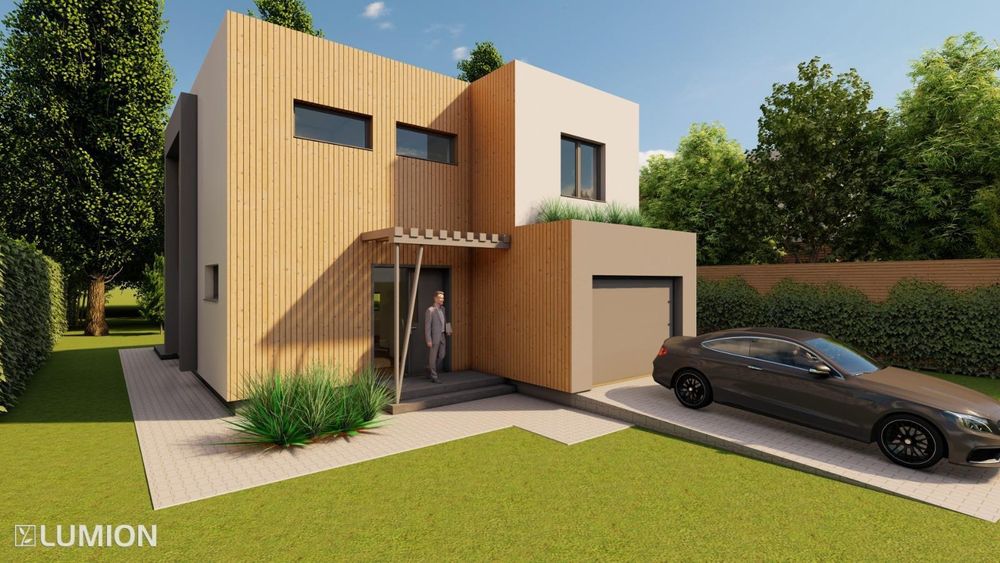 Teren cu proiect autorizat pentru casa