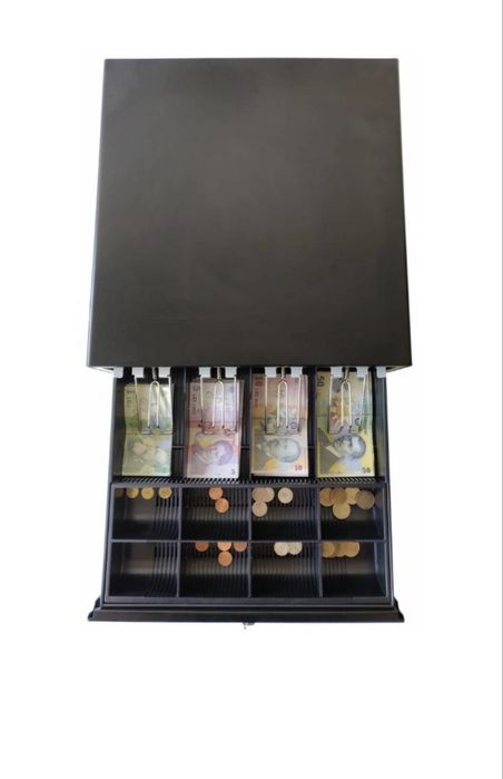 Сейф за пари, чекмедже Metter CDE350T-BK, метален, черен