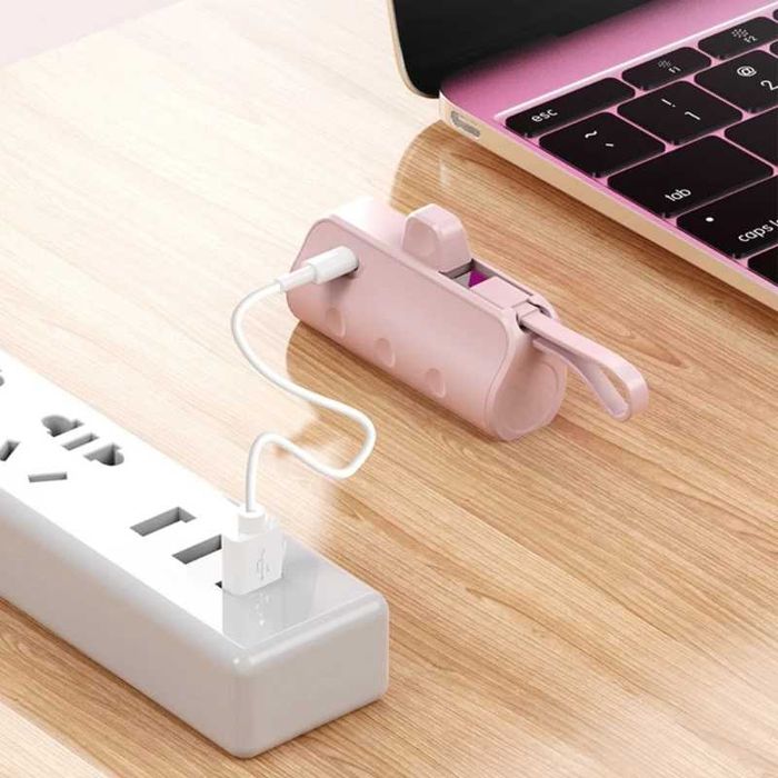 DPLUS M2 Мини Външна Батерия 2000mAh Type-C Lightning iPhone Android