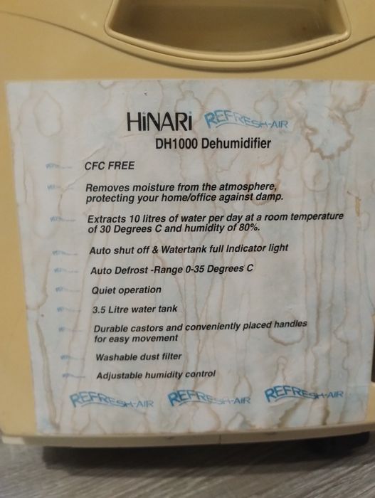 Влагоабсорбатор Hinary