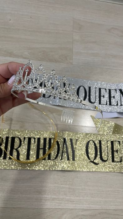 Диадема и ленточка на день рождения!