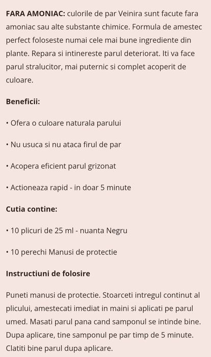 Vopsea păr șampon colorant bărbați femei NOU
