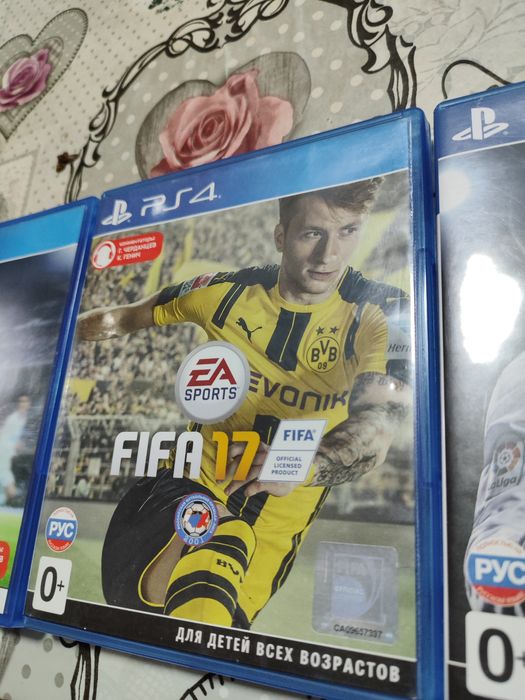 Диски на PS4 FIFA 16, 17