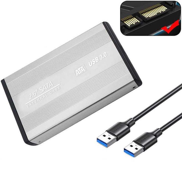 Внешний кейс диска 2.5"HDD/SSD External Case USB 3.0.