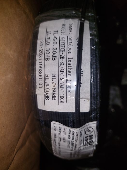 Fibra optica conectorizata , breakout