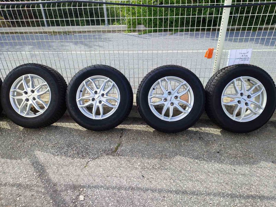 312 - 4бр. Алуминиеви джанти 16'' 4Х108 с гуми 215/65R16 Peugeot